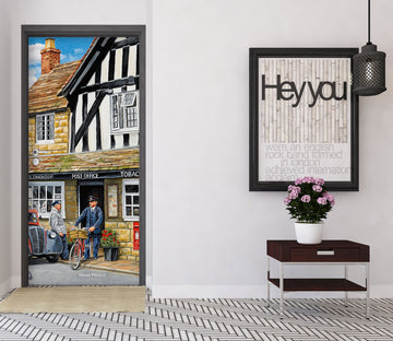 3D Cottage Building 103169 Trevor Mitchell Door Mural