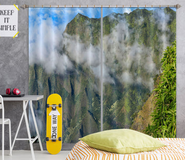 3D Mountain Rock 11173 Kathy Barefield Curtain Curtains Drapes