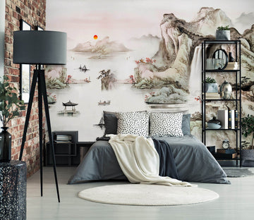 3D Alpine River 1464 Wall Murals Wallpaper AJ Wallpaper 2 