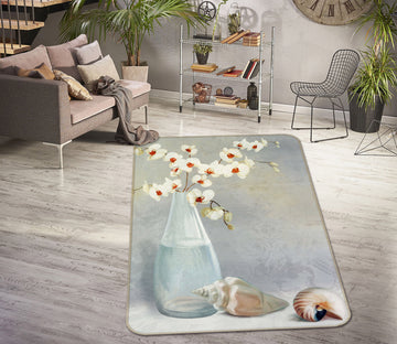 3D Vase Conch 33195 Non Slip Rug Mat