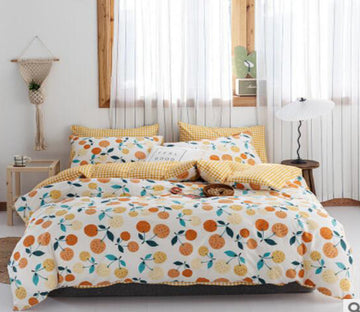 3D Yellow Flower 30336 Bed Pillowcases Quilt