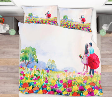3D Flower Bush 60112 Bed Pillowcases Quilt