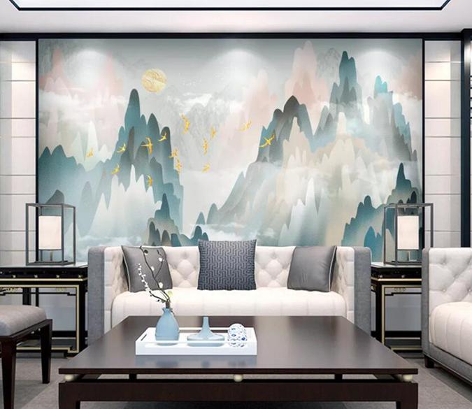 3D Alpine River 1710 Wall Murals Wallpaper AJ Wallpaper 2 