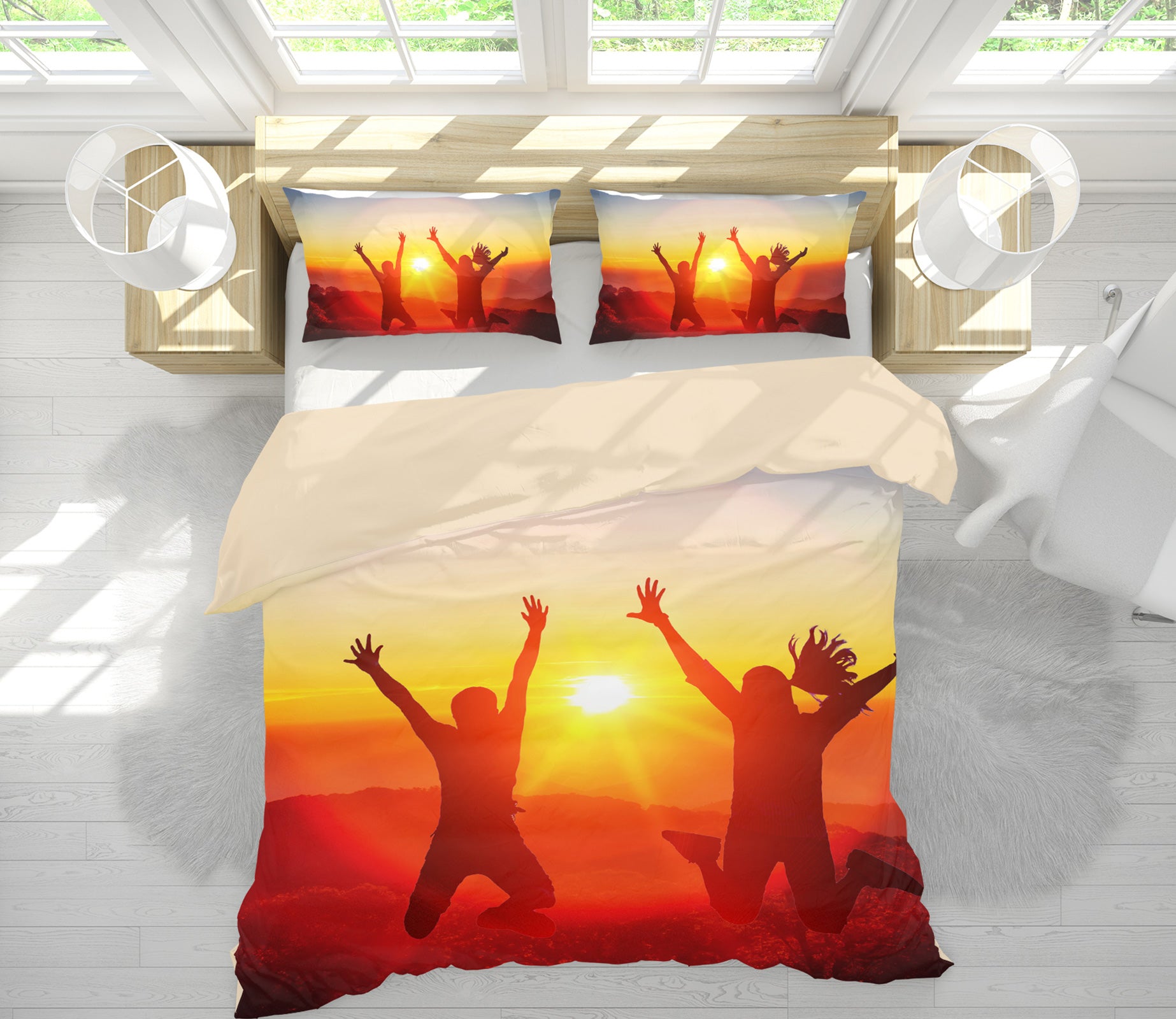 3D Jump 14168 Bed Pillowcases Quilt