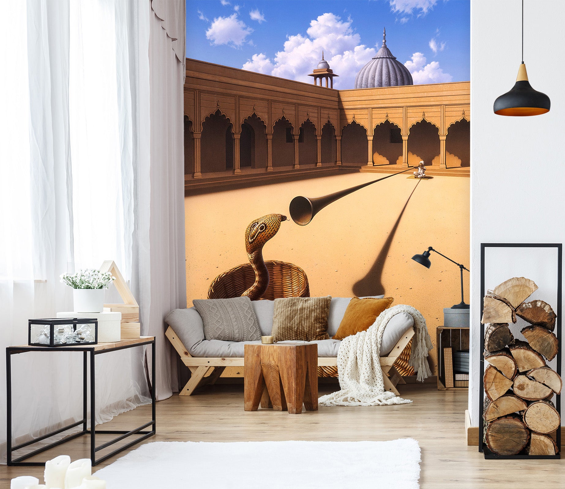 3D Snake Charmer 85049 Jerry LoFaro Wall Mural Wall Murals
