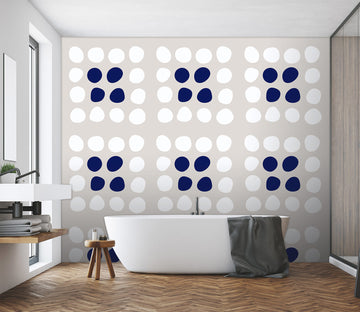 3D Black White Dot 120131 Kashmira Jayaprakash Wall Mural Wall Murals