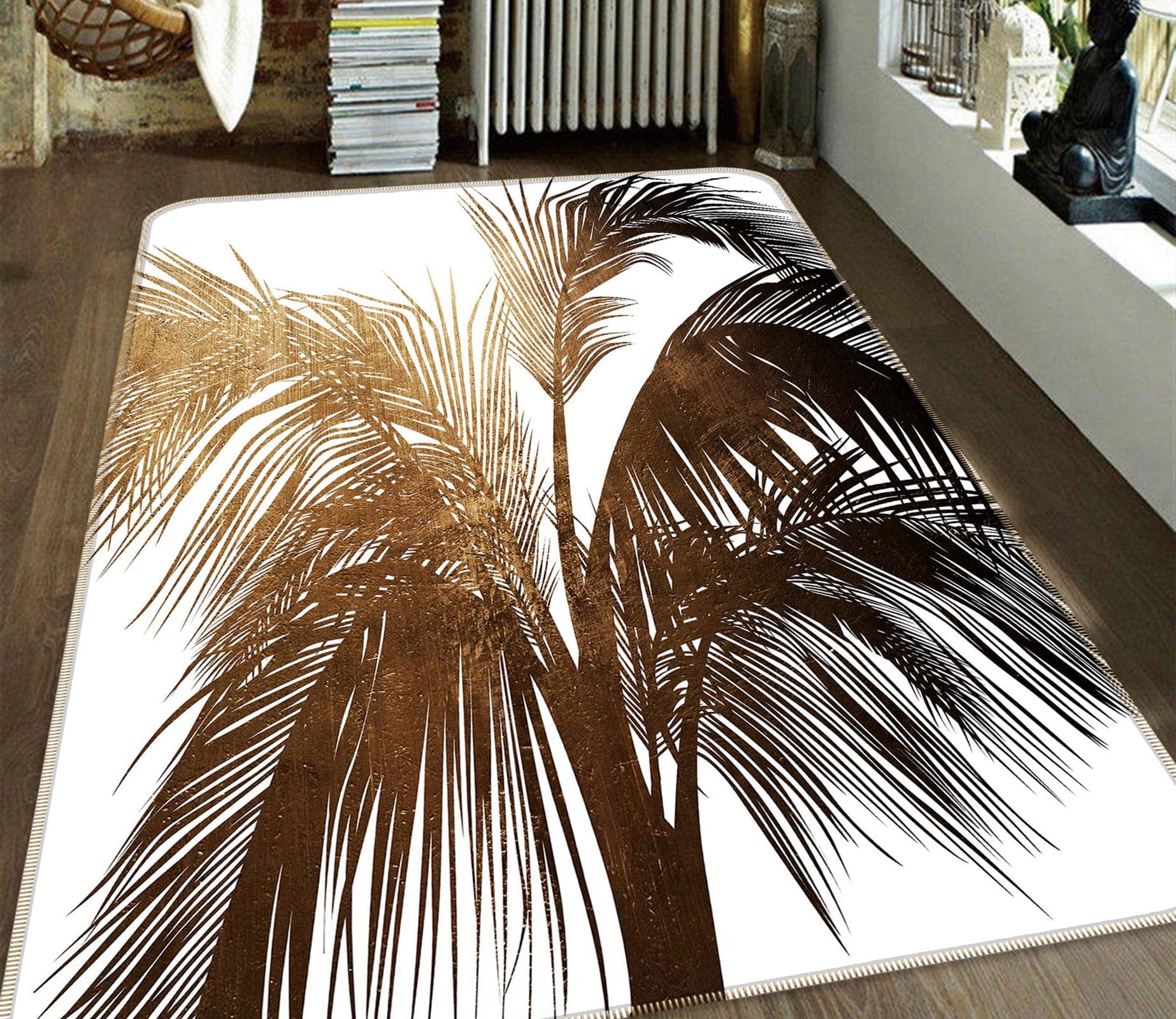 3D Sunset Tree 1116 Boris Draschoff Rug Non Slip Rug Mat Mat AJ Creativity Home 