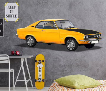 3D Opel Bright Yellow 0217 Vehicles Wallpaper AJ Wallpaper 