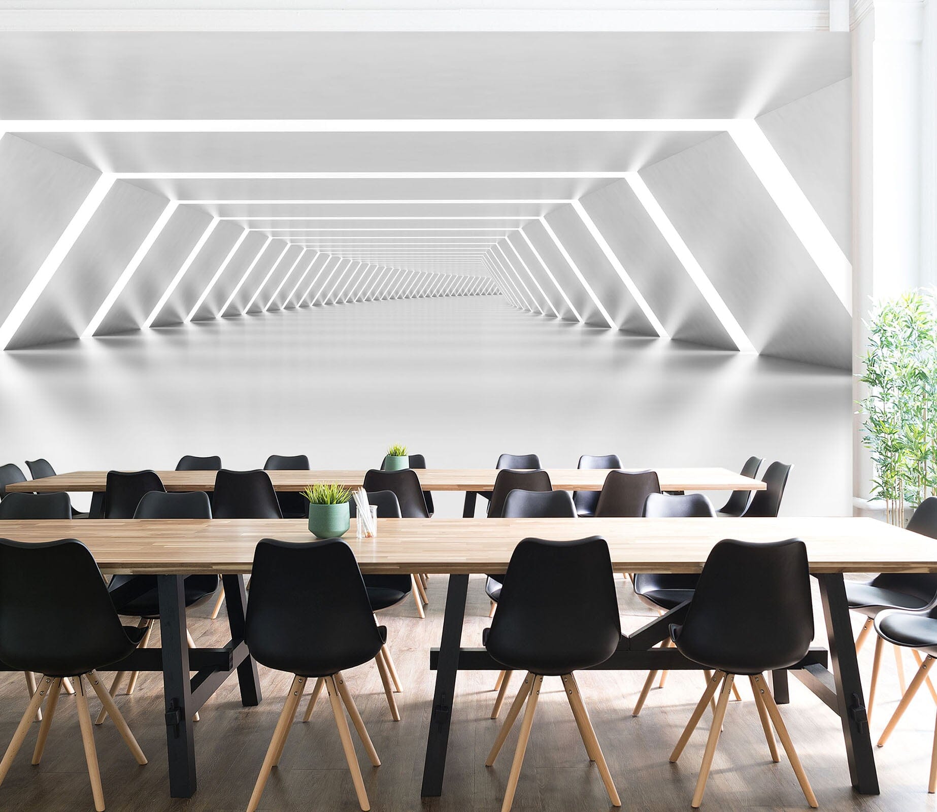 3D Technology Corridor 1118 Wall Murals Wallpaper AJ Wallpaper 2 