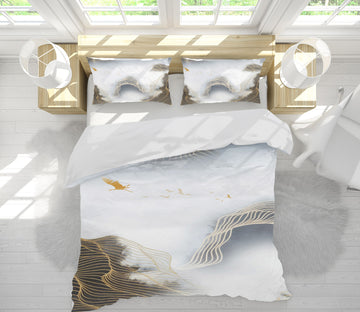 3D Fog Line 13042 Bed Pillowcases Quilt