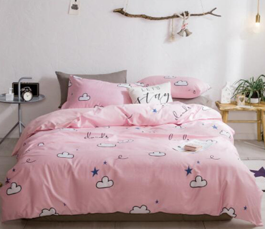 3D Cartoon Clouds 30240 Bed Pillowcases Quilt