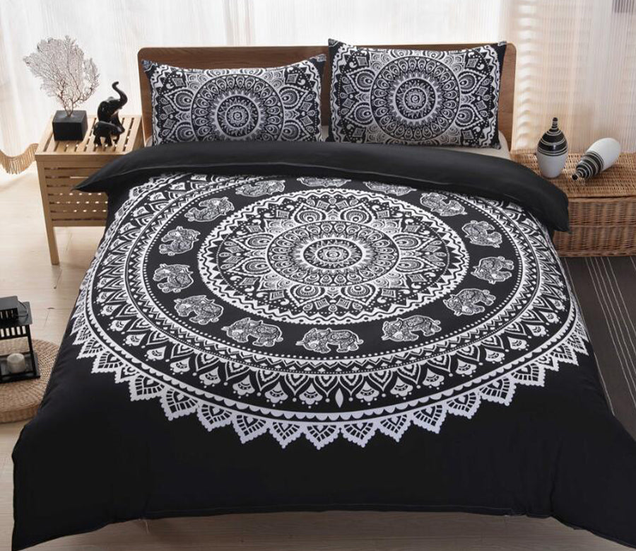 3D Circle Totem 9933 Bed Pillowcases Quilt