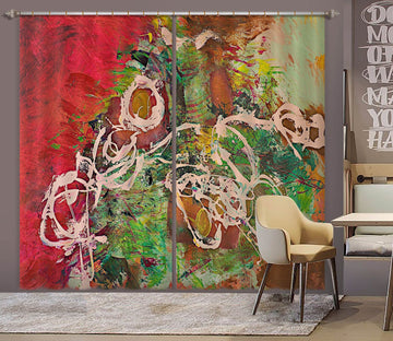 3D Spring Garden 102 Allan P. Friedlander Curtain Curtains Drapes Curtains AJ Creativity Home 