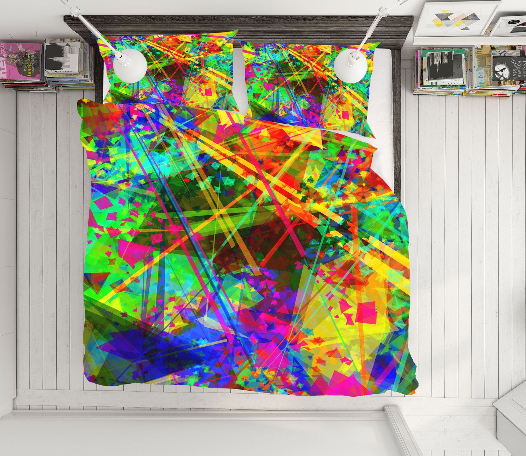 3D Color 14076 Bed Pillowcases Quilt