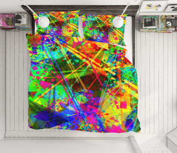 3D Color 14076 Bed Pillowcases Quilt