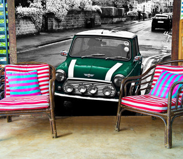 3D British Racing Green 931 Vehicle Wall Murals Wallpaper AJ Wallpaper 2 