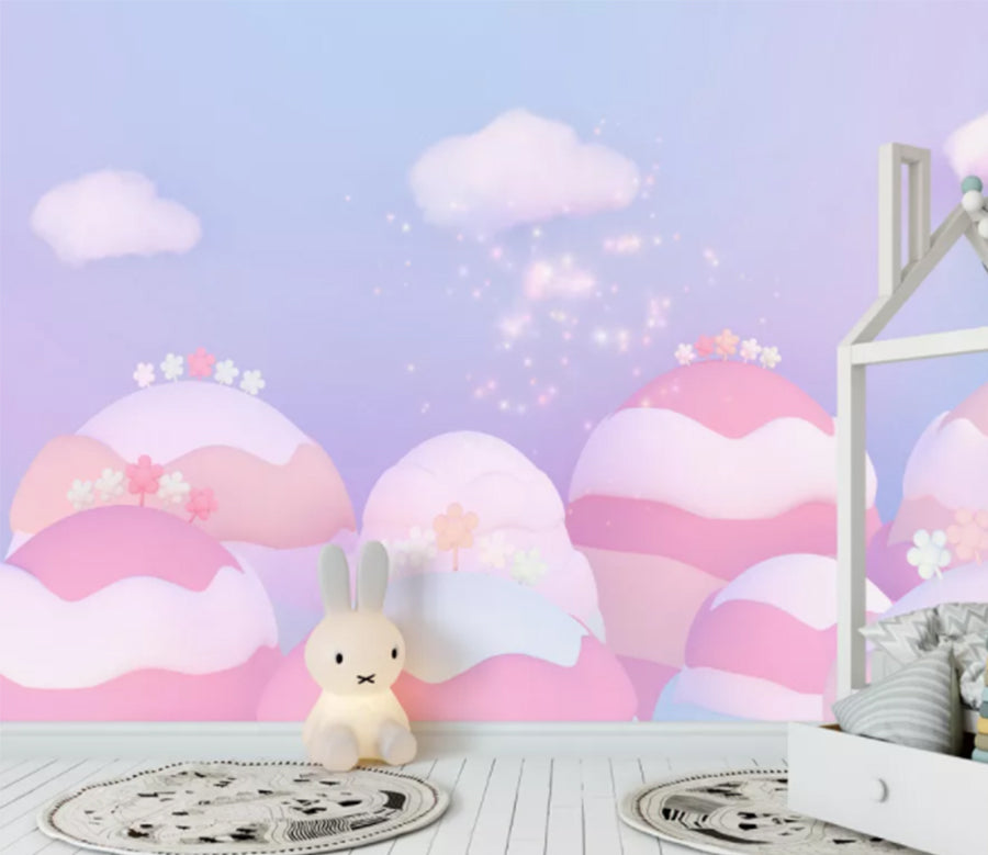 3D Pink Egg WC919 Wall Murals