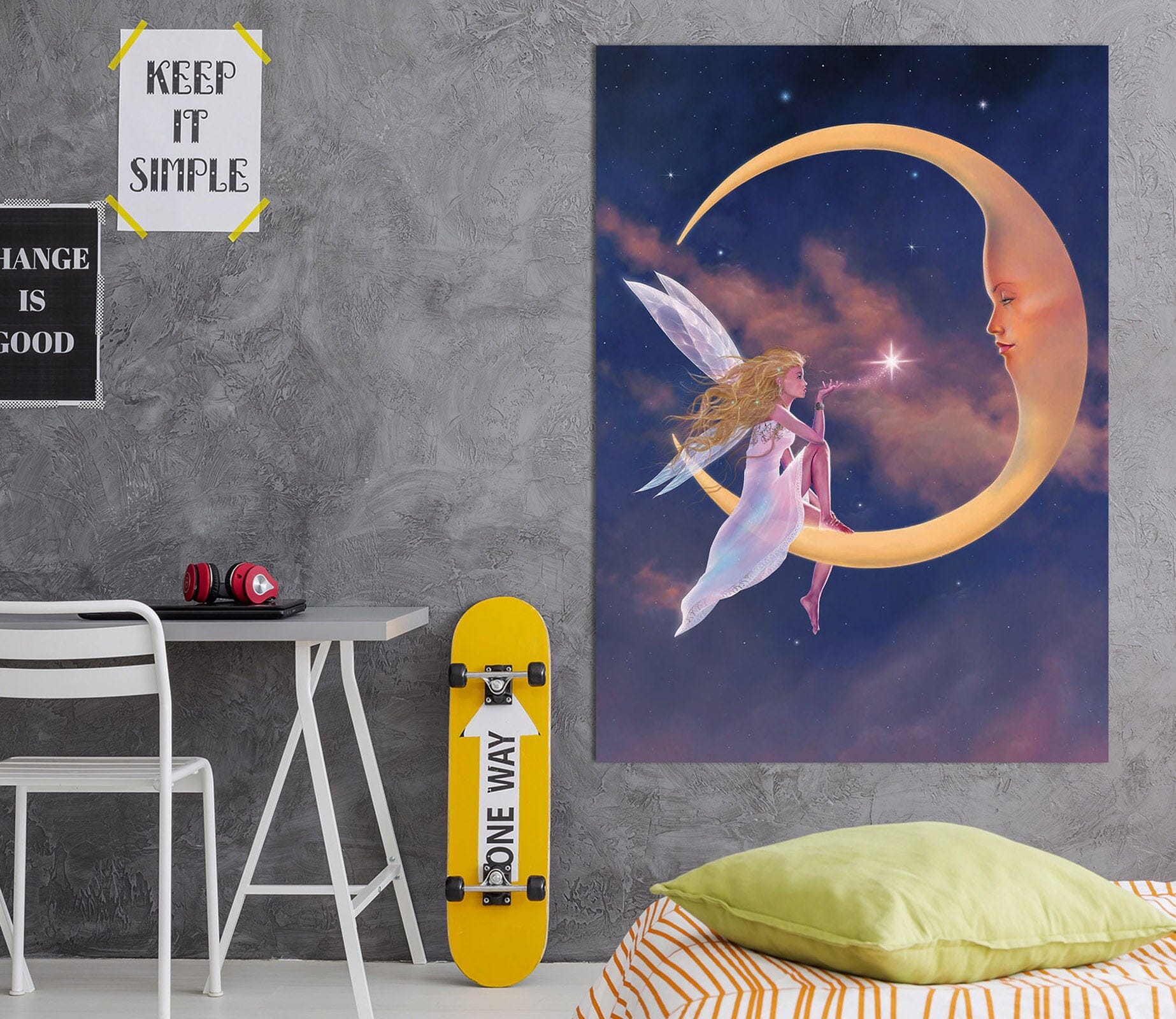 3D Star Kiss 075 Vincent Hie Wall Sticker Wallpaper AJ Wallpaper 2 