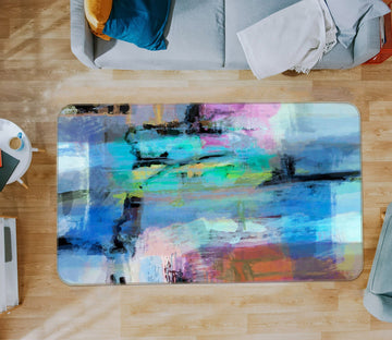3D Blue Painting 115 Michael Tienhaara Rug Non Slip Rug Mat Mat AJ Creativity Home 
