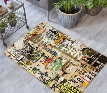 3D Letter 35224 Non Slip Rug Mat