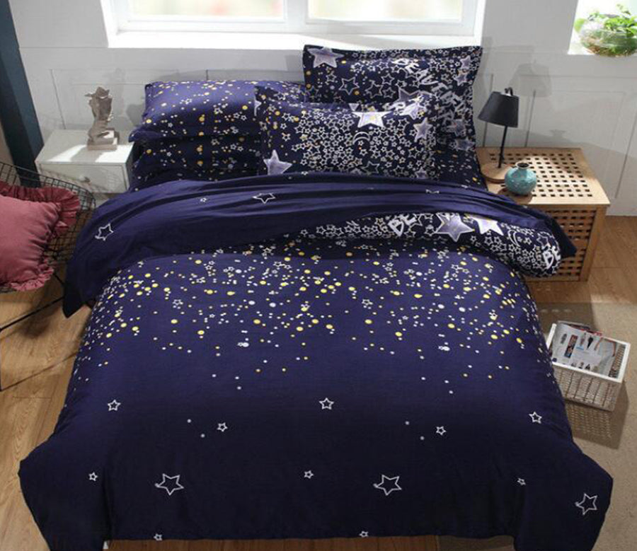 3D Five-Pointed Star 2126 Bed Pillowcases Quilt