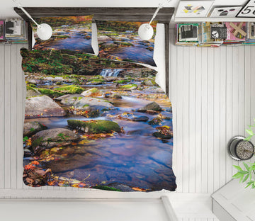 3D Stone Creek 16123 Bed Pillowcases Quilt