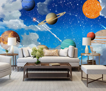 3D Color Planet WC063 Wall Murals Wallpaper AJ Wallpaper 2 