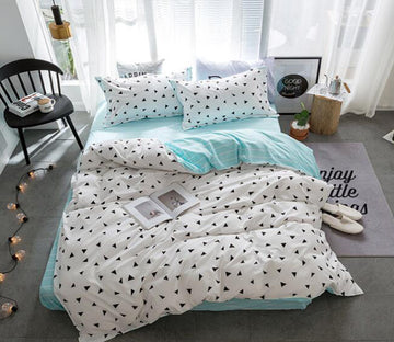 3D Five-Pointed Star 12194 Bed Pillowcases Quilt