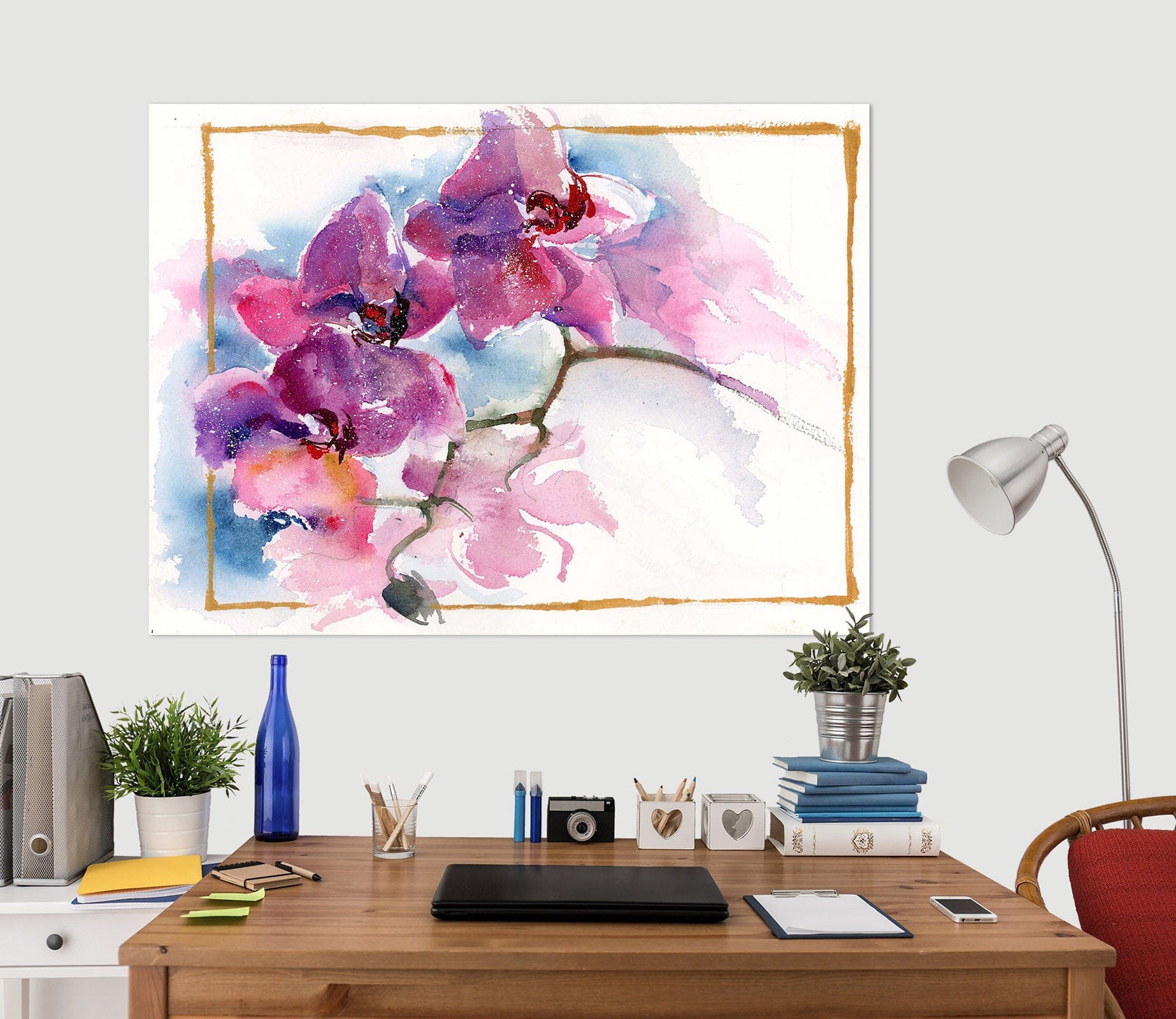 3D Painted Peach 008 Anne Farrall Doyle Wall Sticker Wallpaper AJ Wallpaper 2 