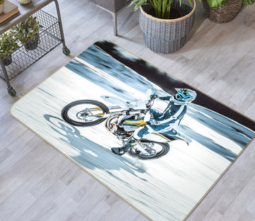 3D Snowmobile  42002 Vehicle Non Slip Rug Mat