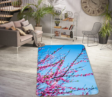 3D Plum Blossom 27052 Non Slip Rug Mat