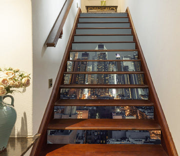 3D Night High Building 10948 Assaf Frank Stair Risers
