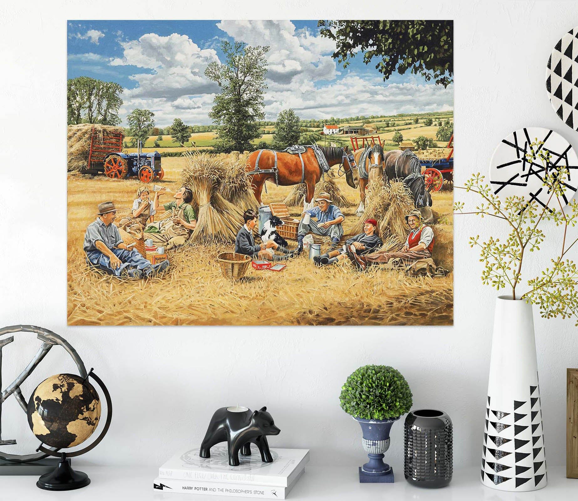 3D Harvest Lunch 038 Trevor Mitchell Wall Sticker Wallpaper AJ Wallpaper 2 