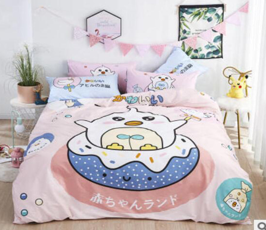3D Cartoon Donuts 50086 Bed Pillowcases Quilt