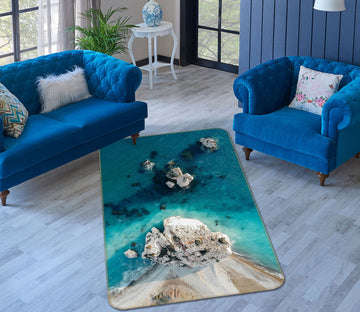 3D Sea Stone 26188 Non Slip Rug Mat