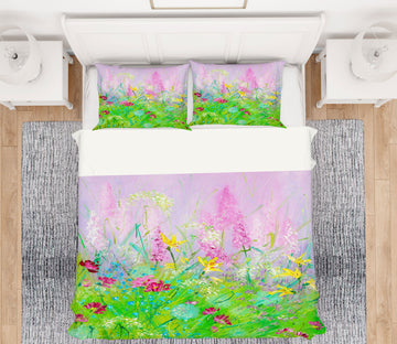 3D Green Grass Flower 496 Skromova Marina Bedding Bed Pillowcases Quilt