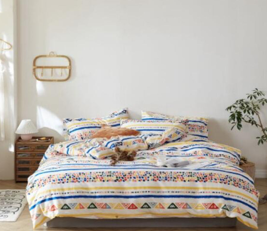 3D Bohemian Texture 30021 Bed Pillowcases Quilt