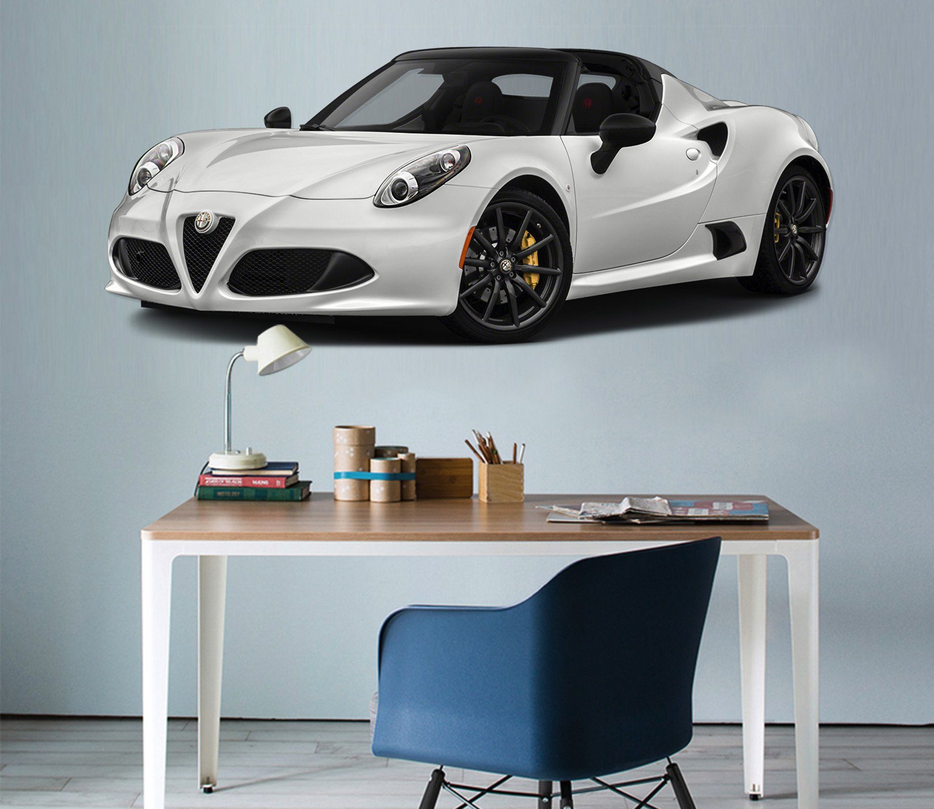 3D Alfa Romeo 4C Spider 180 Vehicles Wallpaper AJ Wallpaper 