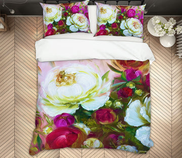 3D Rose Red Flower 625 Skromova Marina Bedding Bed Pillowcases Quilt