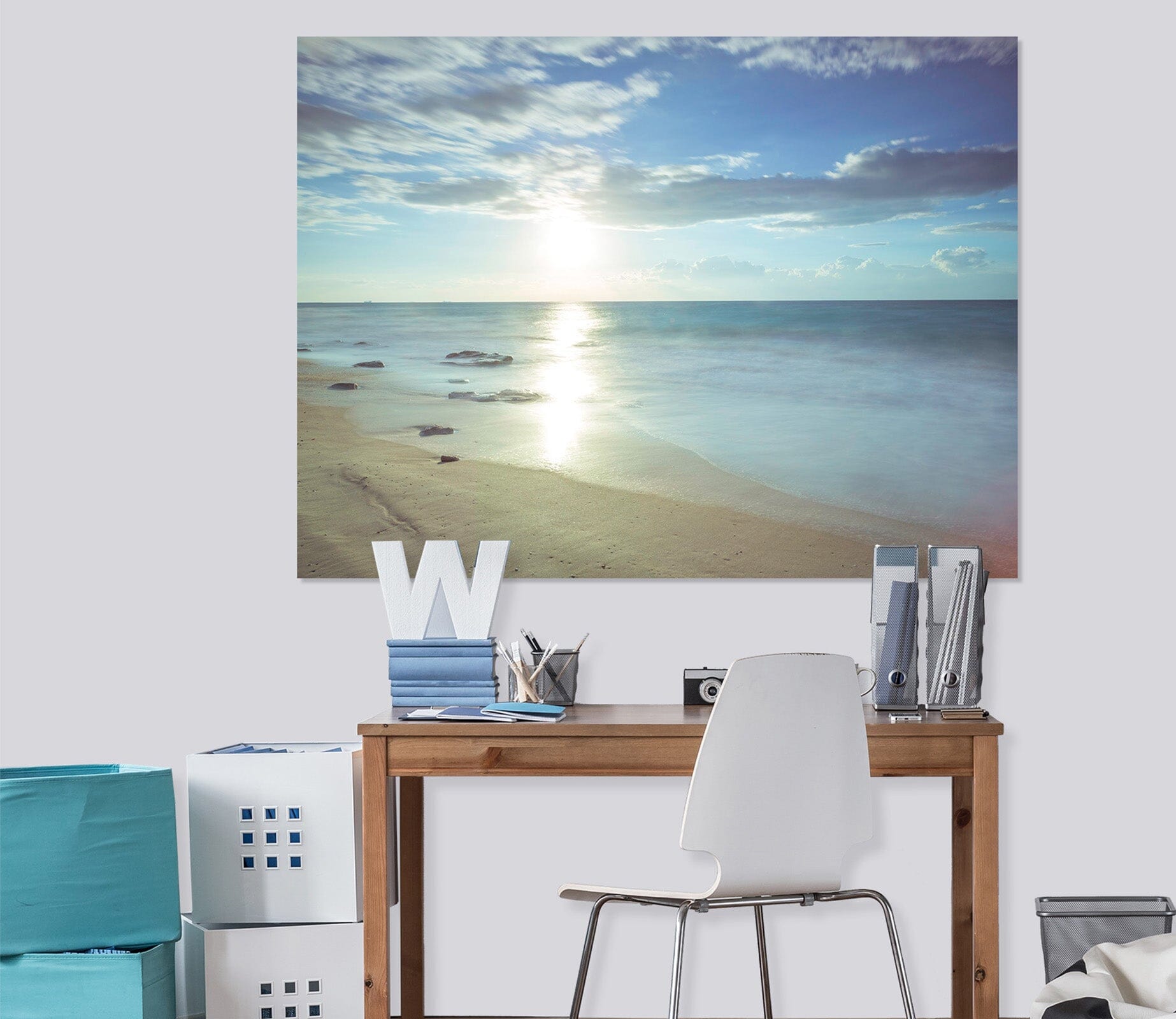 3D Sunrise Sea 039 Assaf Frank Wall Sticker Wallpaper AJ Wallpaper 2 