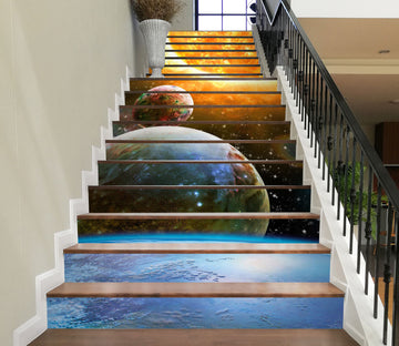 3D Planet Sun 96174 Adrian Chesterman Stair Risers