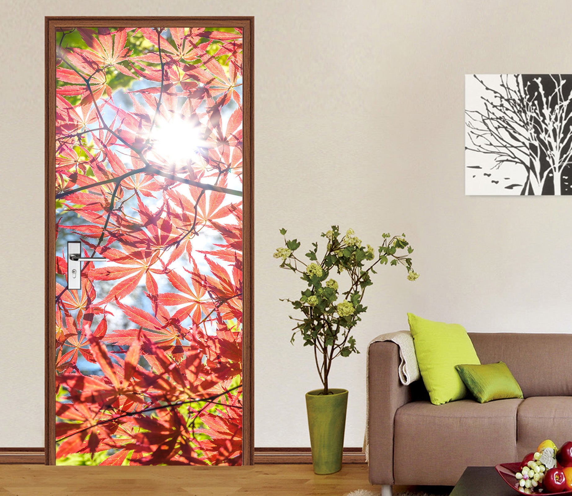 3D Sunshine Maple 5168 Assaf Frank Door Mural