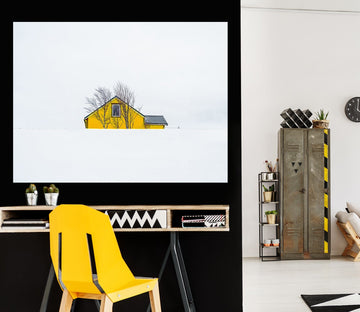3D Yellow House 138 Marco Carmassi Wall Sticker Wallpaper AJ Wallpaper 2 