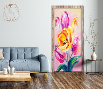 3D Flowers 25118 Door Mural