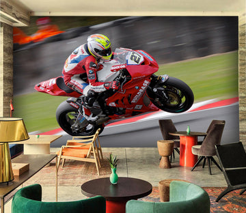 3D Superbike Racing 195 Vehicle Wall Murals