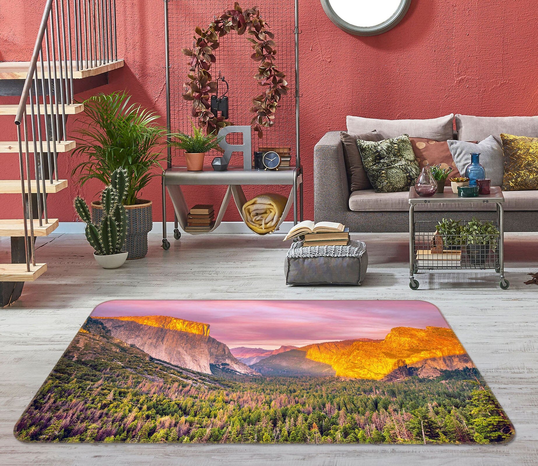 3D Green Forest 1175 Marco Carmassi Rug Non Slip Rug Mat Mat AJ Creativity Home 