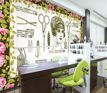 3D Hair Cutting Tools 1533 Wall Murals Wallpaper AJ Wallpaper 2 