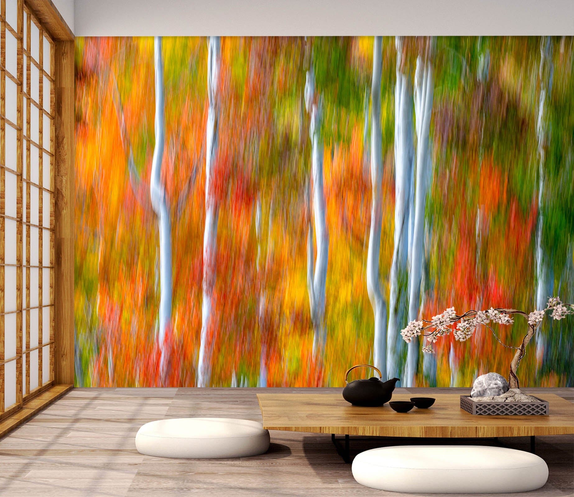3D Orange Reflection 1437 Marco Carmassi Wall Mural Wall Murals Wallpaper AJ Wallpaper 2 