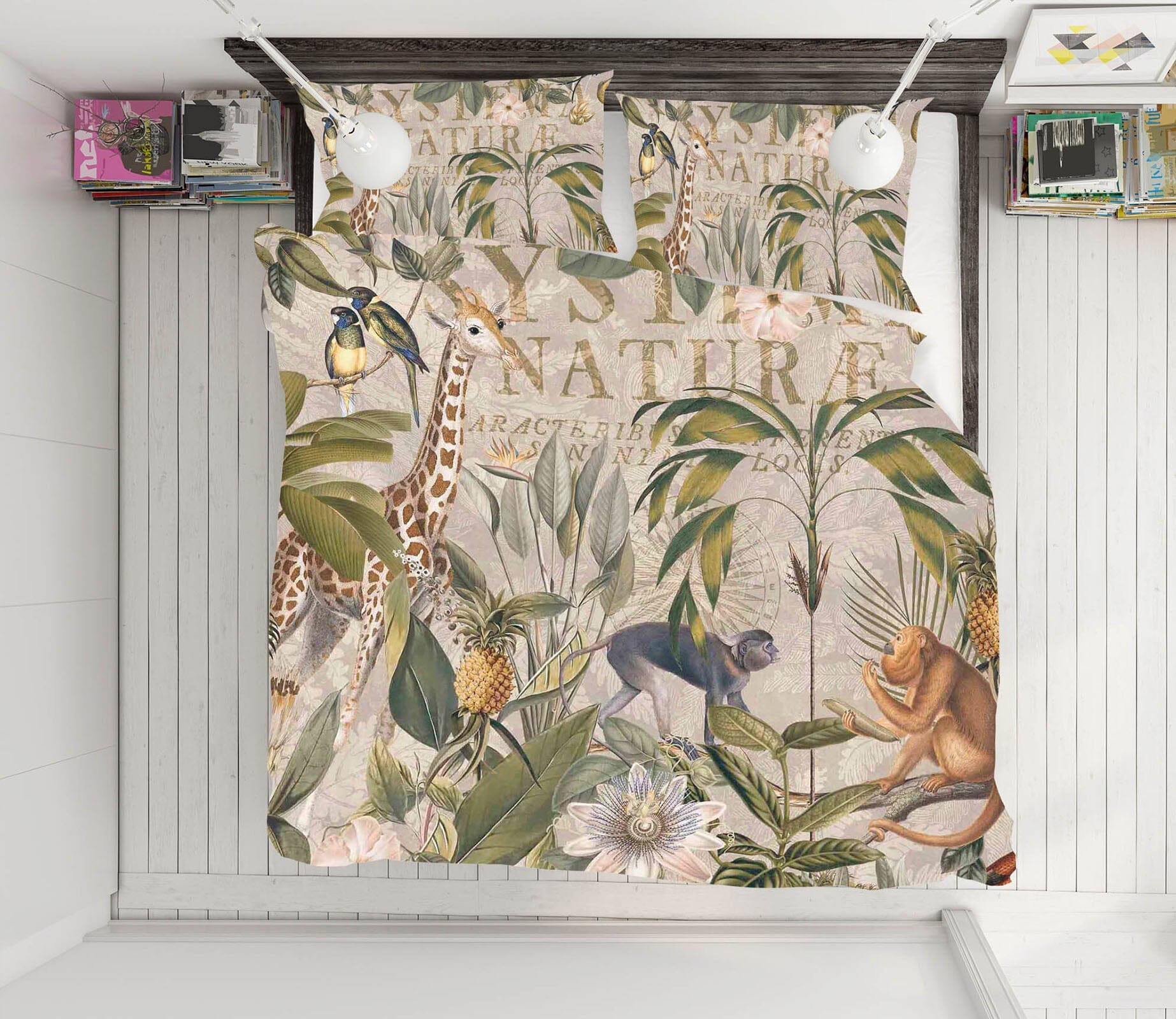 3D Get Along In Harmony 2139 Andrea haase Bedding Bed Pillowcases Quilt Quiet Covers AJ Creativity Home 