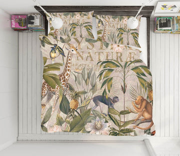 3D Get Along In Harmony 2139 Andrea haase Bedding Bed Pillowcases Quilt Quiet Covers AJ Creativity Home 